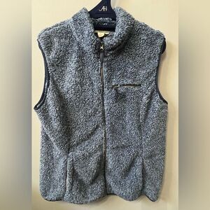 Women's Ultimate Terrain Fleece Vest in Blue Sherpa Size Large